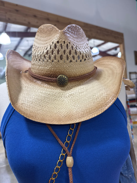 Brass Button Cowgirl Hat