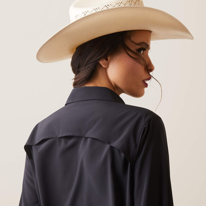 Women's Ariat VentTEK LS Shirt - Black