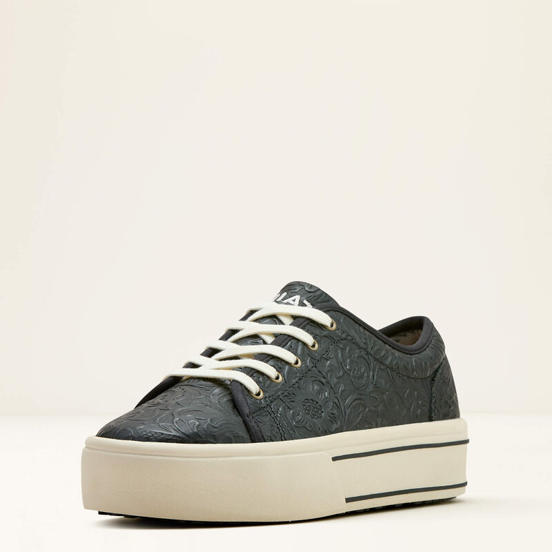 Skylar Shoe Black Floral Emboss