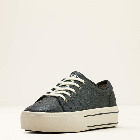 Skylar Shoe Black Floral Emboss