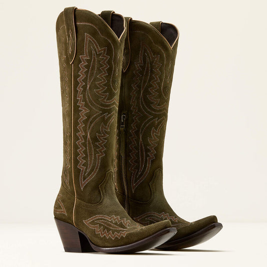 Casanova X Toe Western Boot Olive
