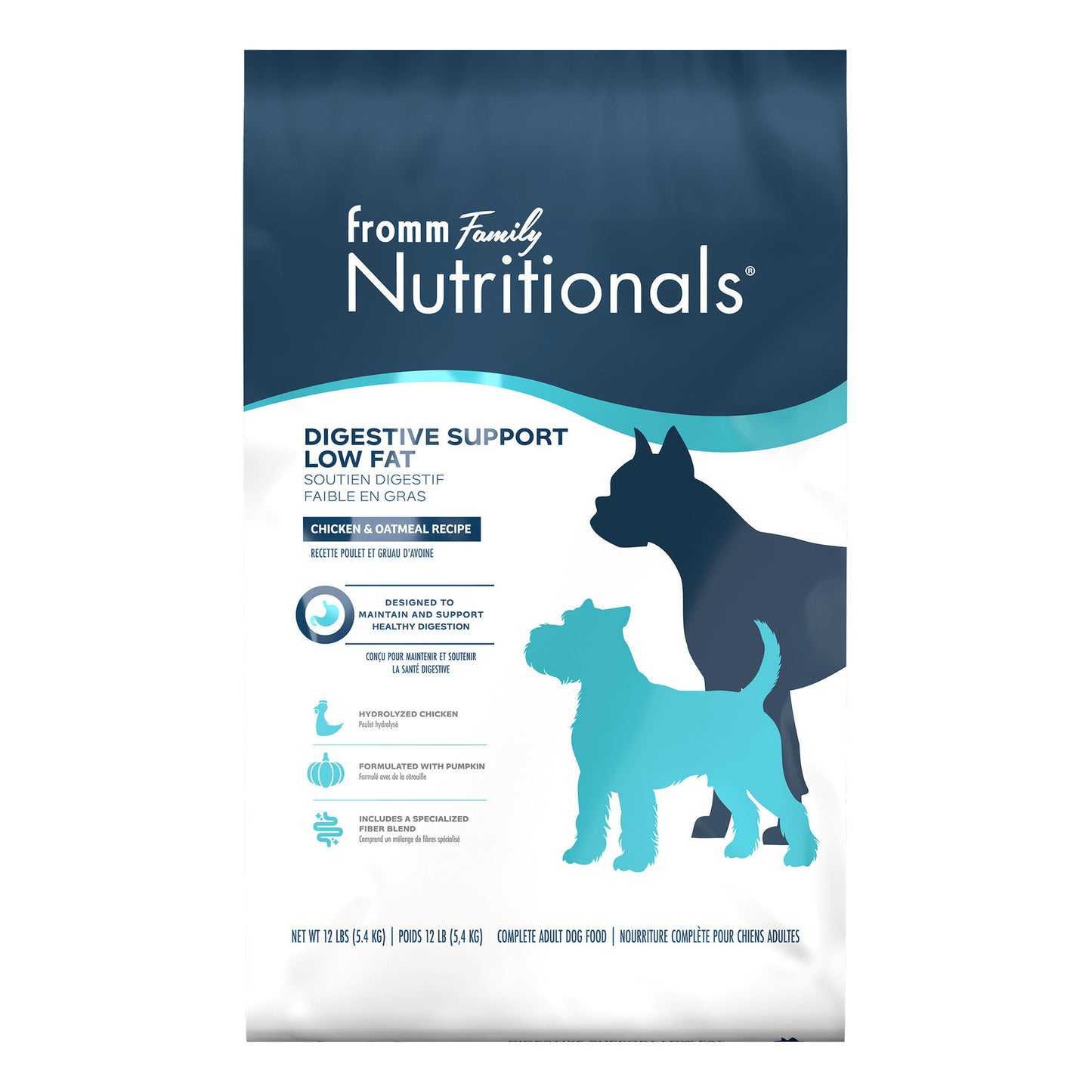 Fromm NUTRITIONALS DIGESTIVE SUPPORT LOW FAT CHICKEN & Oatmeal Recipe Dog