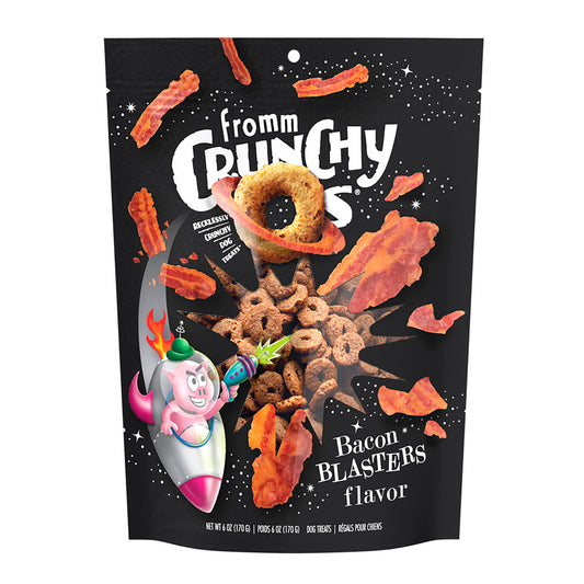 Fromm CRUNCHY O's Bacon Blasters Treats Dog 6 oz.