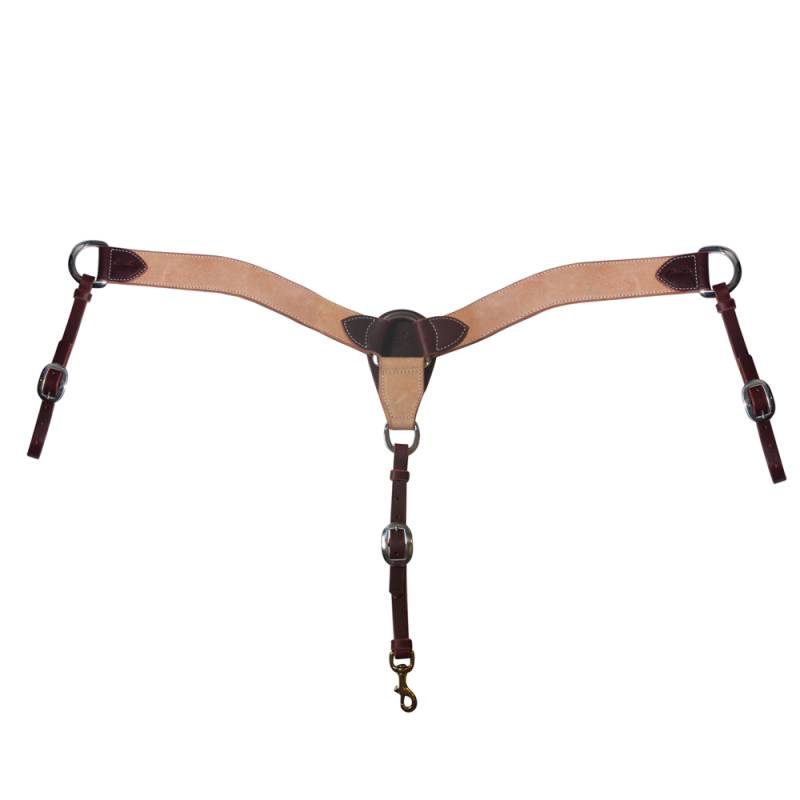 Contoured Rough-Out Breast Collar