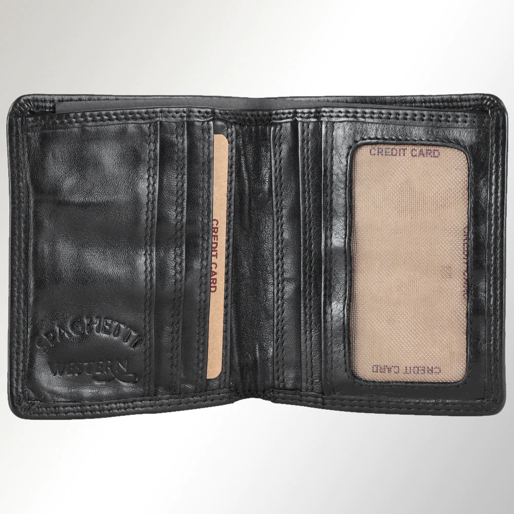 Leather Black Bifold Wallet