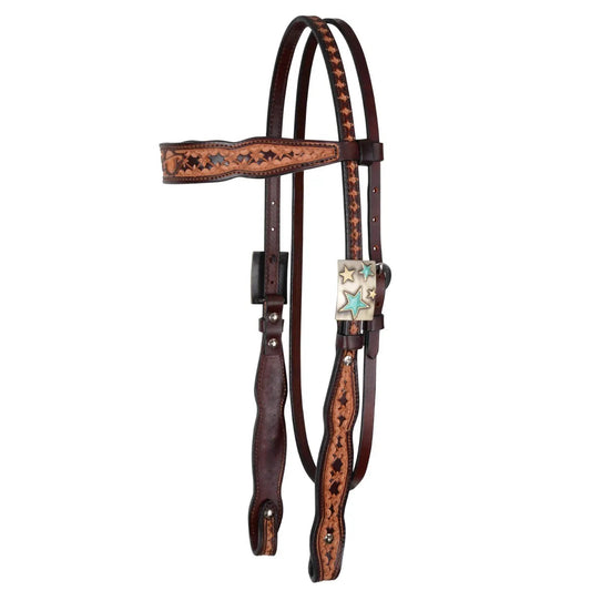 5/8” SATURN RISING VINTAGE HEADSTALL