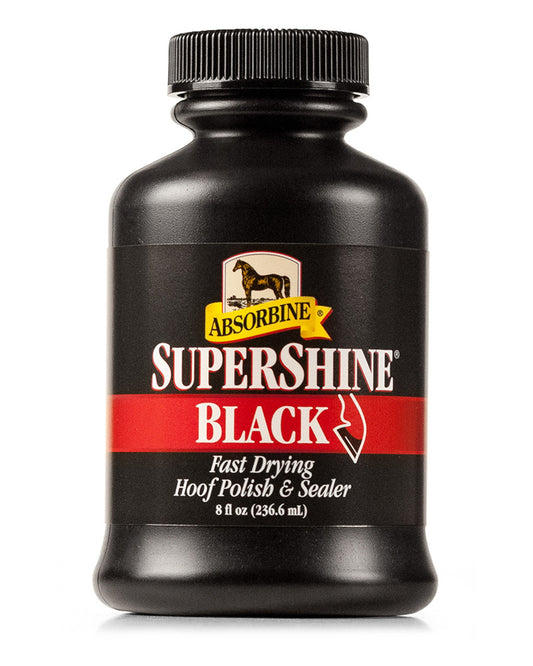 SuperShine Hoof Polish-Black 8oz