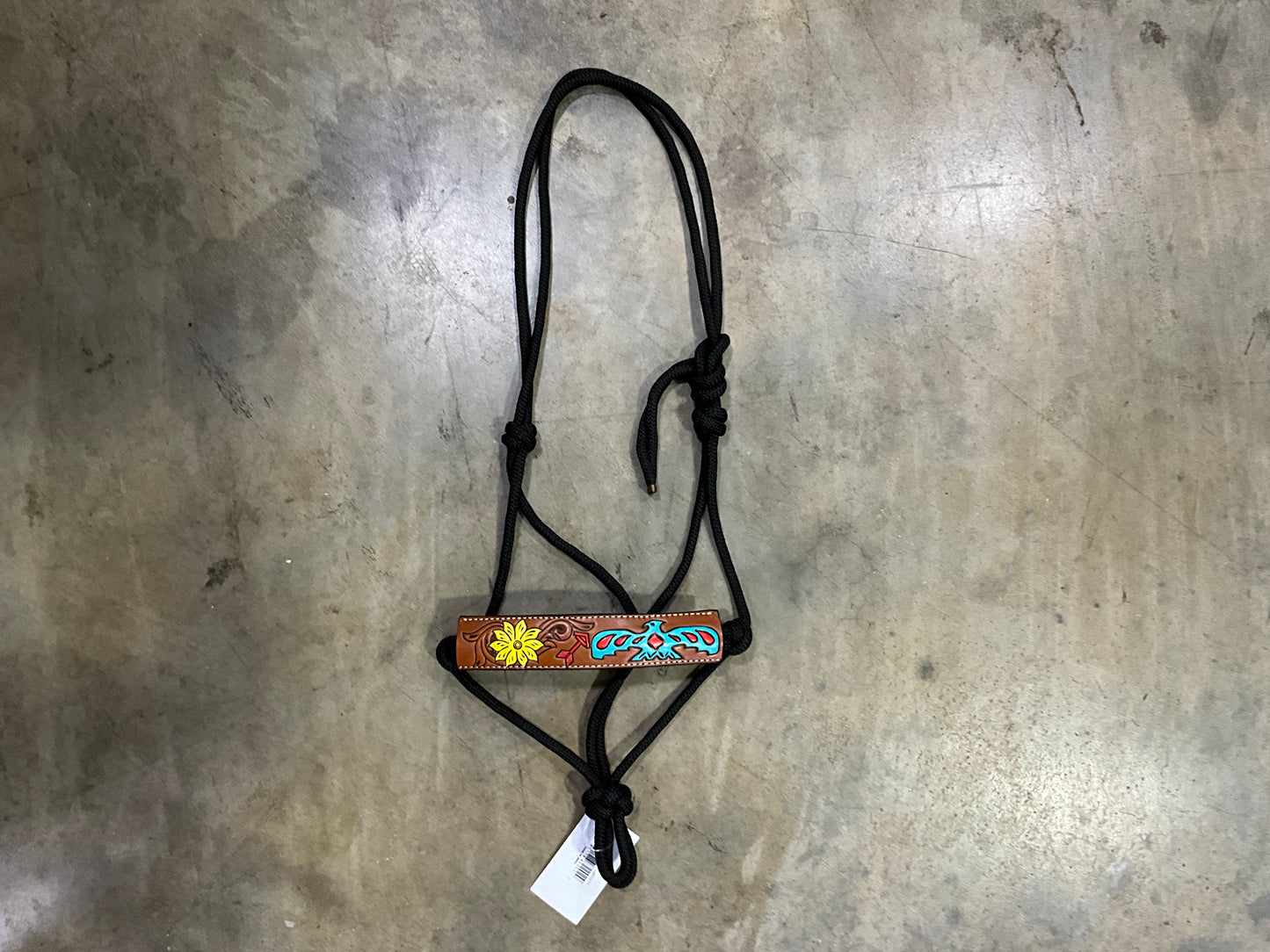 Sunflower Thunderbird Arrow & Floral Tooling Halter
