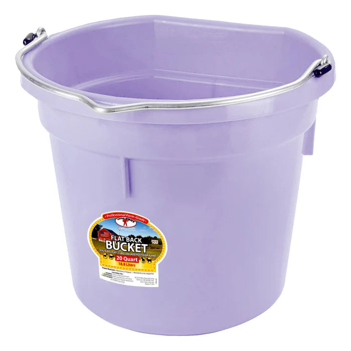 20 QT Flat Back Bucket