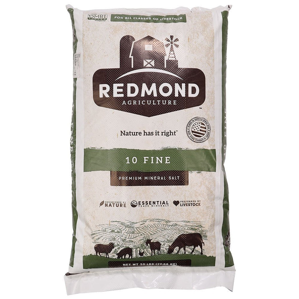 Redmond Salt #10 Fine 50LB ~ IN STORE ONLY!