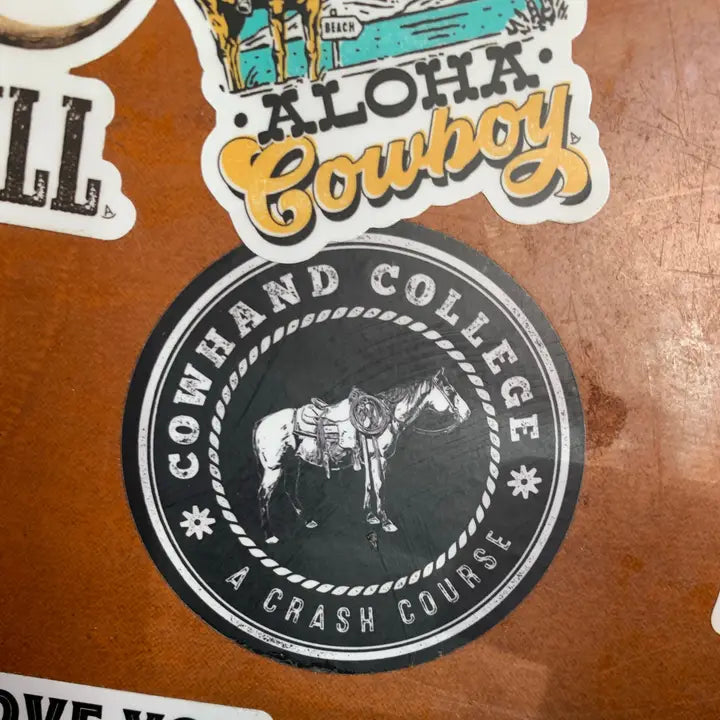 Rockin A Vinyl Stickers