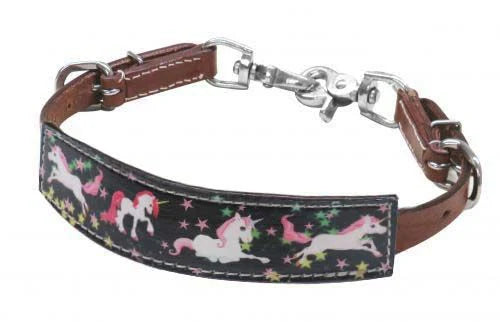Showman  PONY SIZE Unicorn Print Wither Strap