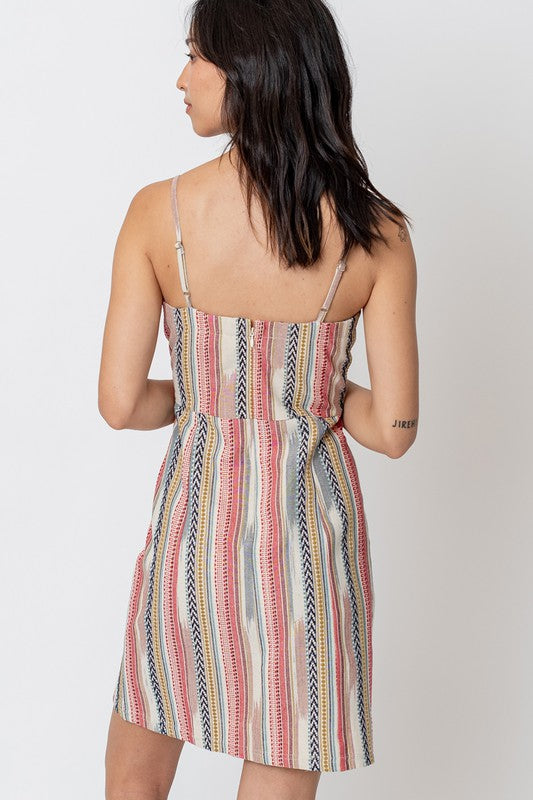 Multi Stripe Mini Dress