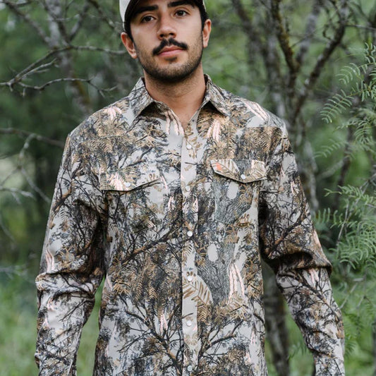 Mesquite Camo Pearl Snap