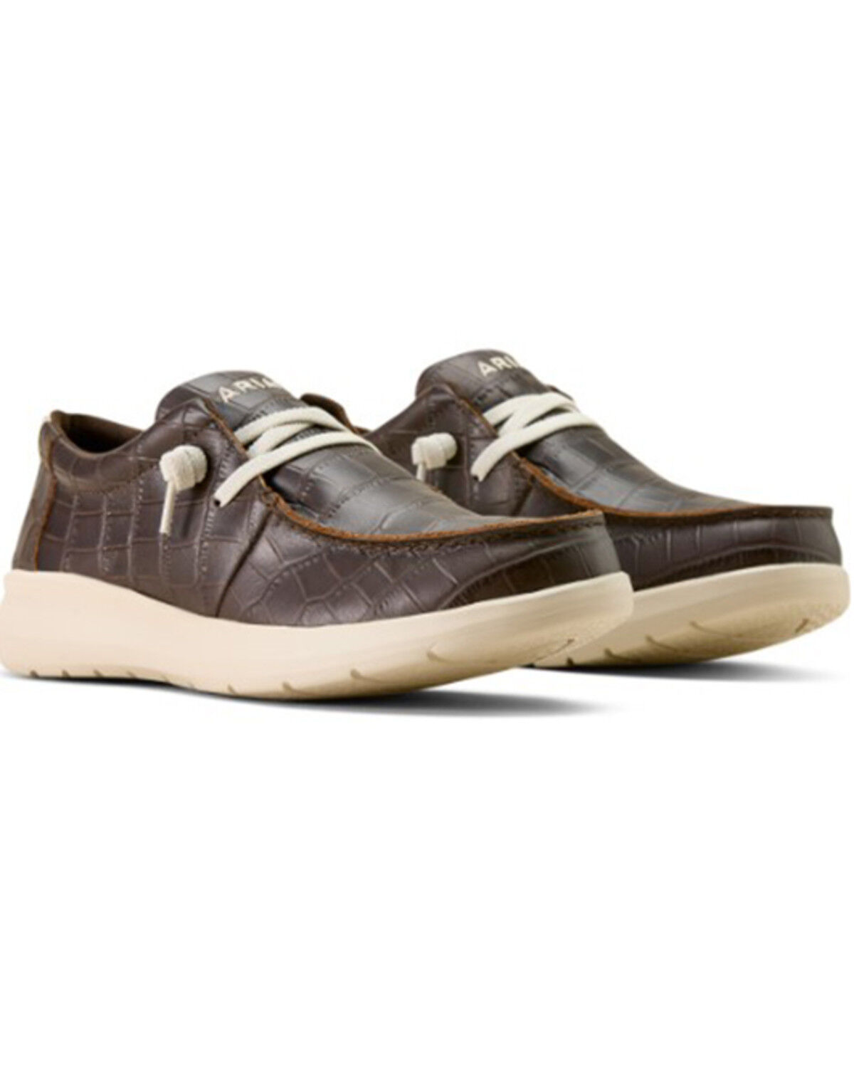 Ariat Mens Hilo ANTIQUE TAN CROC PRINT