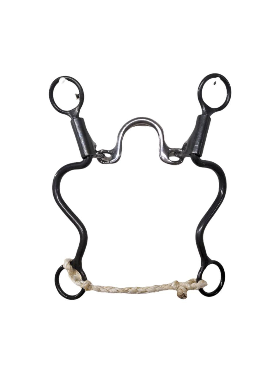 DUTTON WIDE ROUNDED PORTED CHAIN LONG CALVARY SHANK