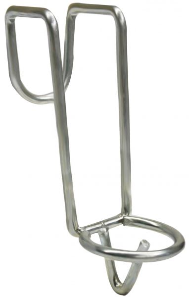 Portable heavy wire bucket hanger