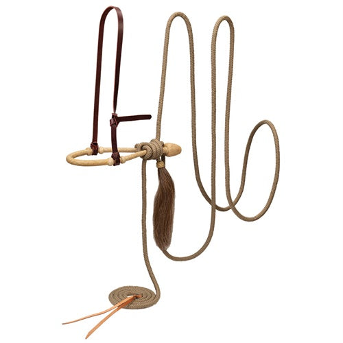 Complete Mecate Set with Bosal, Tan