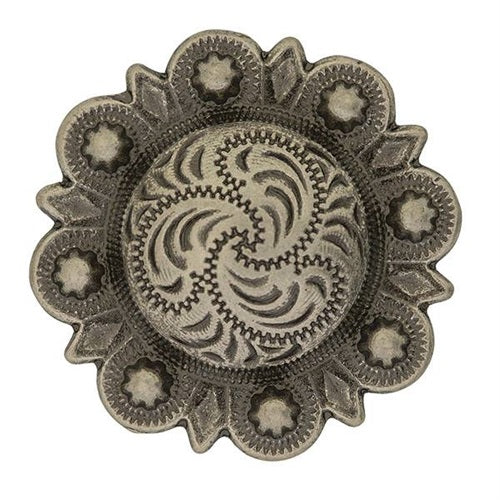 Antique Silver Berry Concho