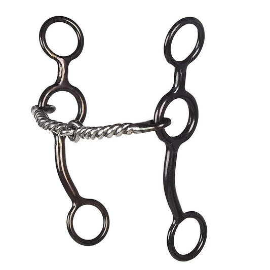 DUTTON CIRCLE GAG TWISTED WIRE SNAFFLE