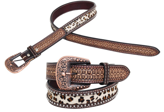 RAFTER T LEOPARD HAIR ON BELT