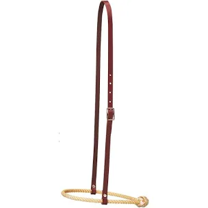 Leather Caveson with Rope Noseband