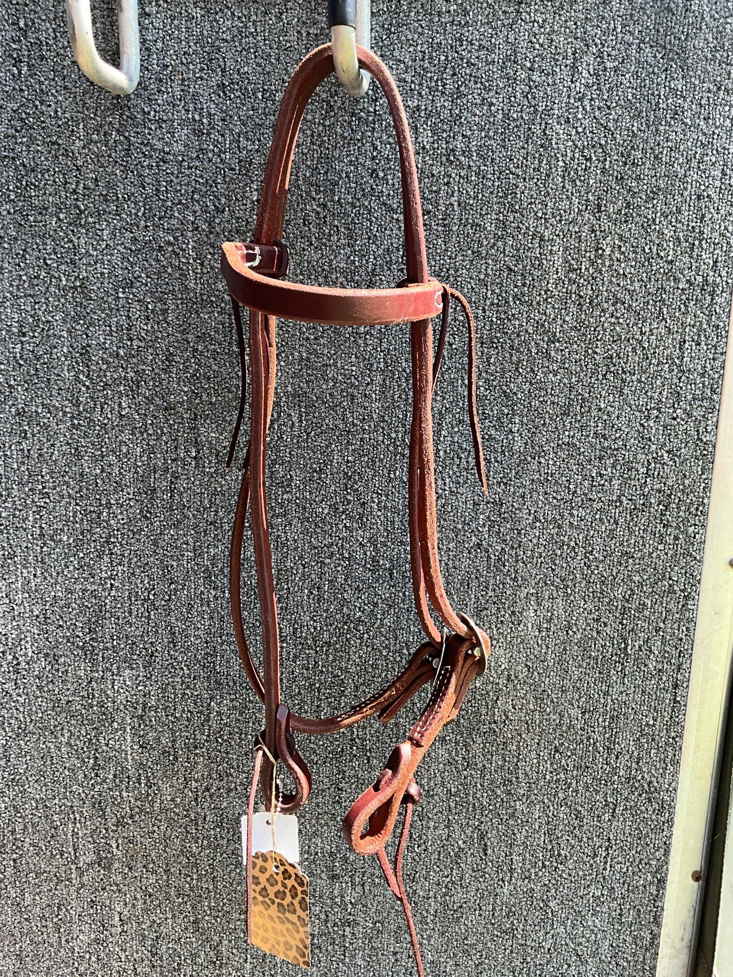 5/8" SINGLE SS BUCKLE BROWBAND HEADSTALL (DARK OIL)