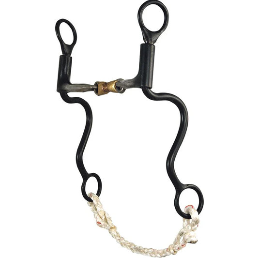 3 PIECE SNAFFLE W/ LONG CALVARY SHANK