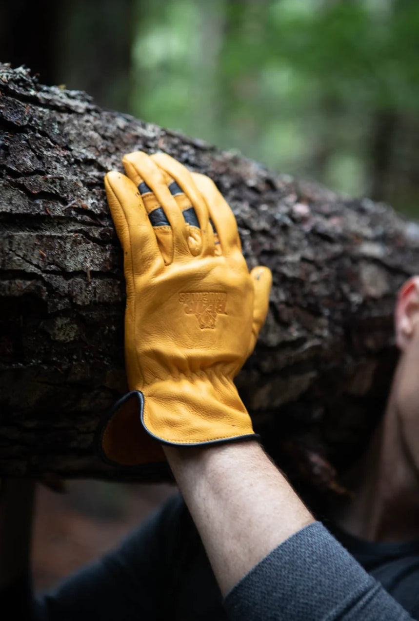 Bodacious Water Resistant Leather Cowhide Driver Gloves - D357 M