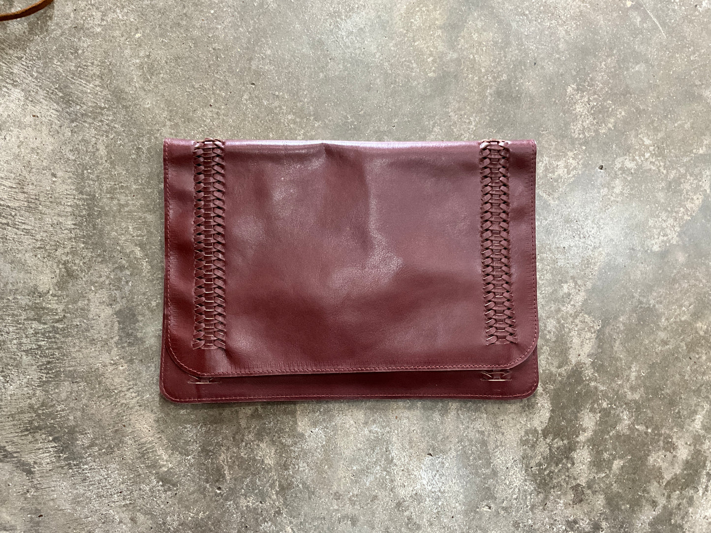 Tulum Nights Vintage Brown Clutch