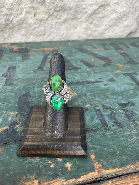 Handmade Sonoran Turquoise and Sterling Silver Ring