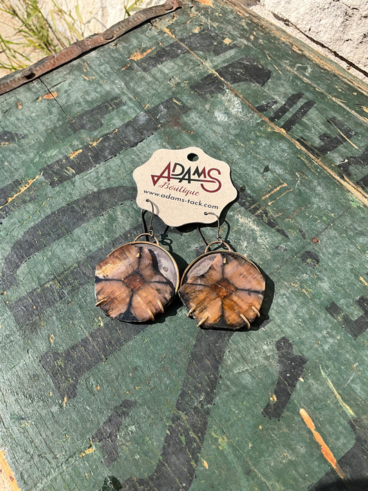 Witches Cross Earrings