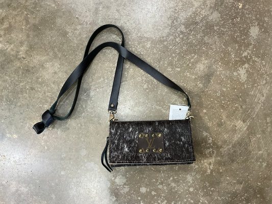 BLACK SPECKLED CROSSBODY