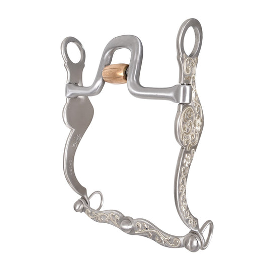 Versatility Shank Cowhorse Bit with Flat Port Roller