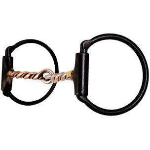 DUTTON COPPER TWISTED D RING SNAFFLE