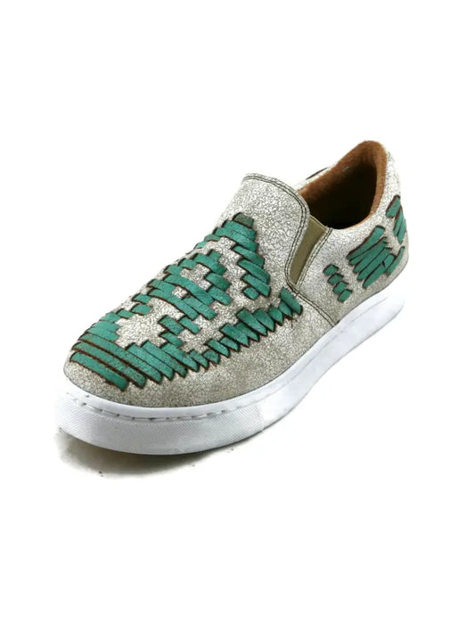 Dakota Western Tennis Shoe in Turquoise