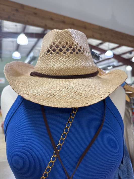 Raffia Cowgirl Hat
