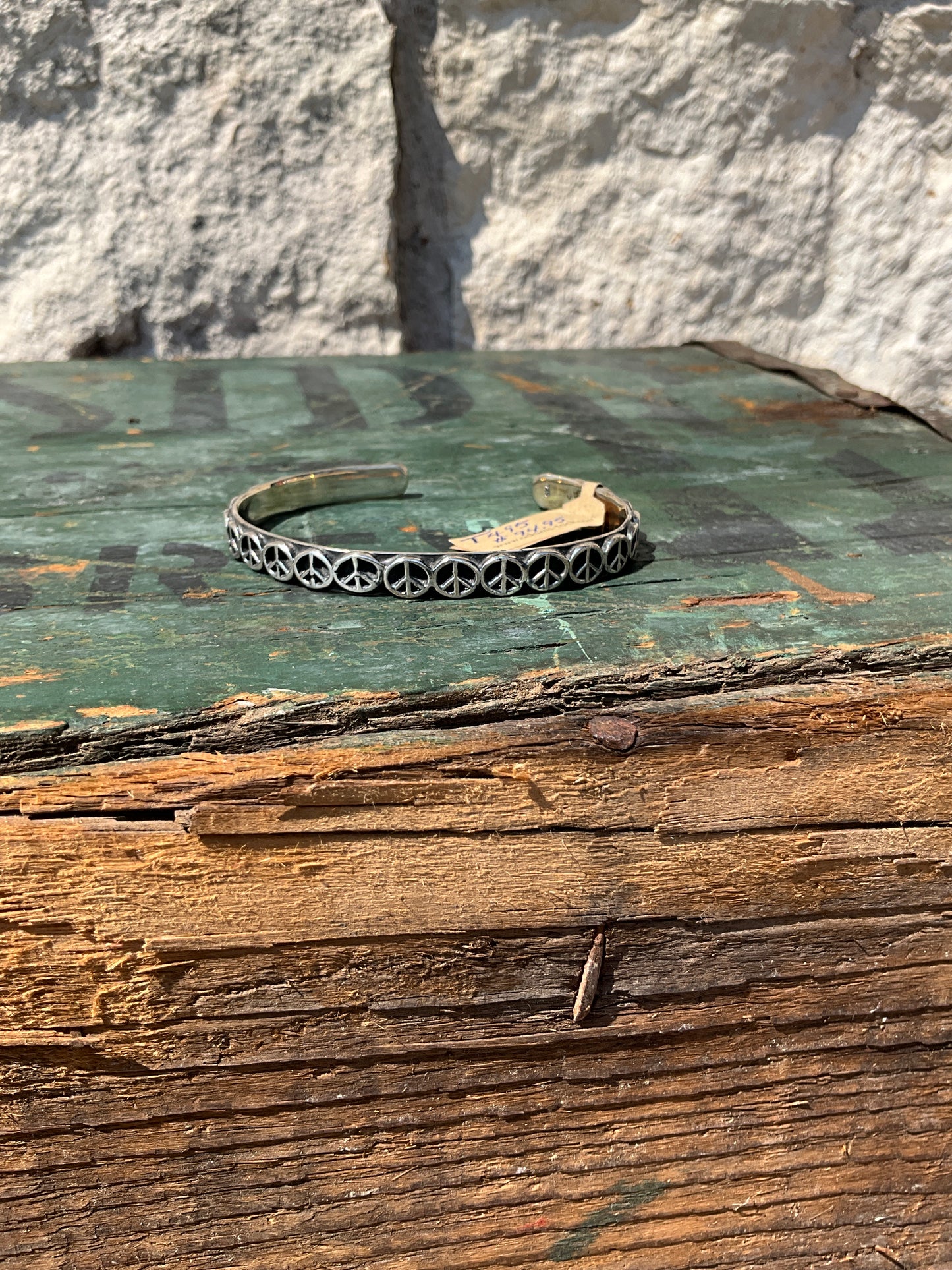 Peace Sign Cuff