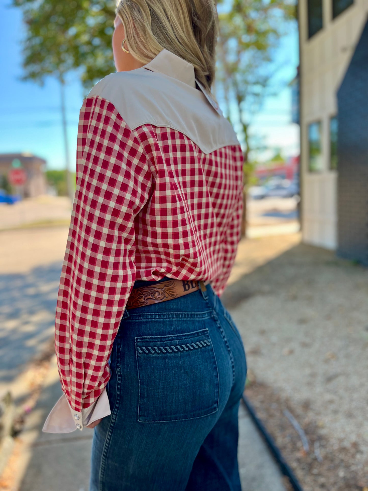 COWBOY RED GINGHAM