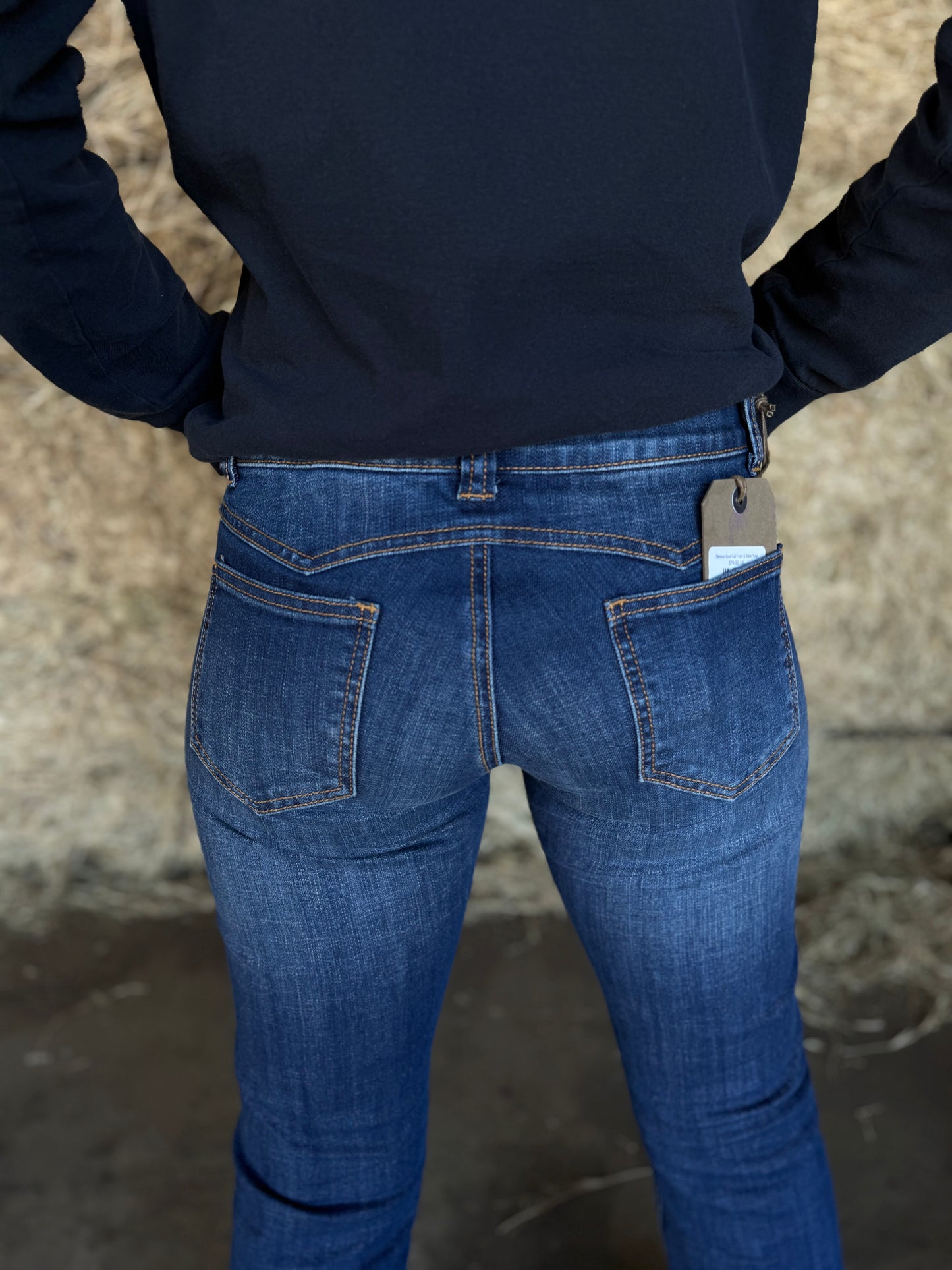 STETSON PLAIN BACK POCKET W/BACK YOKE