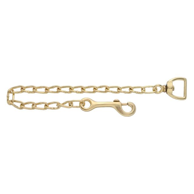 BRASS-PLATED 20" LEAD CHAIN