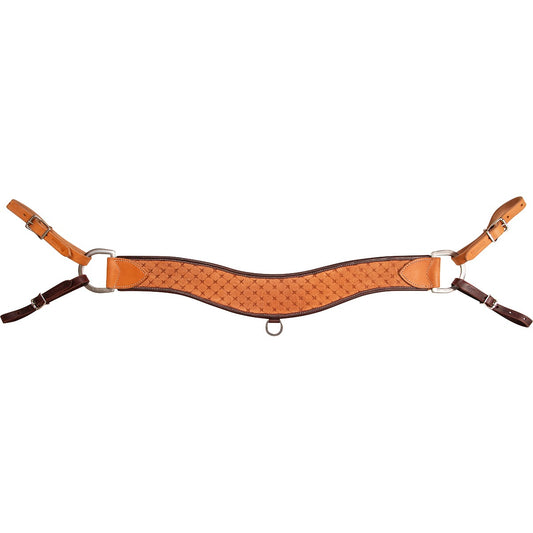 4” STEER ROPER NATURAL QUILTED BREASTCOLLAR