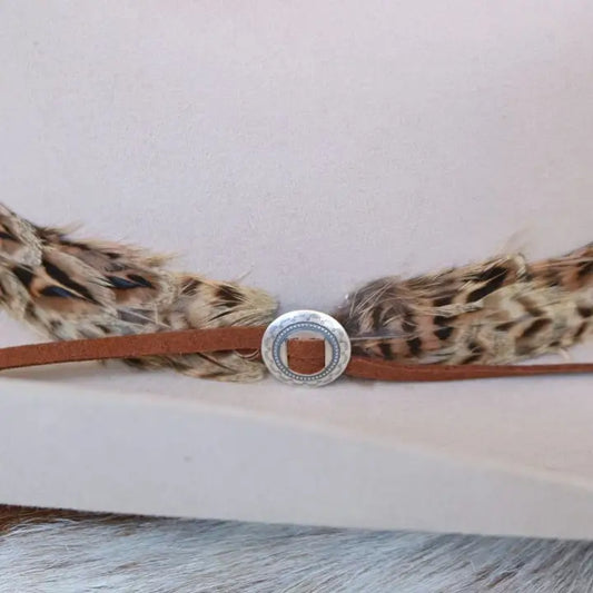 Hat Concho 3/4" Sterling Silver Slotted Concho