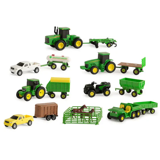 20-piece John Deere vehicle set by Tomy