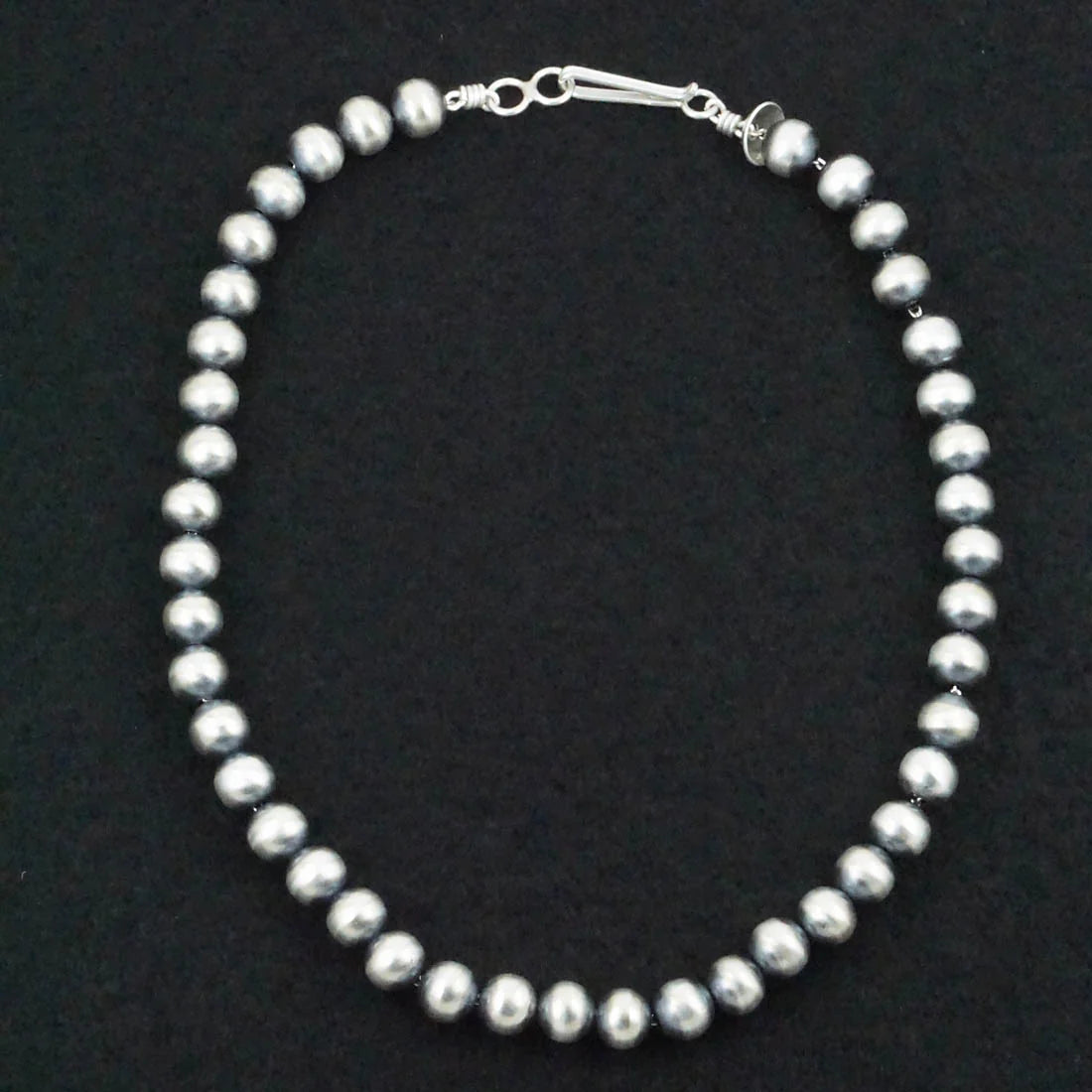 Bryannen Halwood Sterling Silver Navajo Pearl Necklace 14"