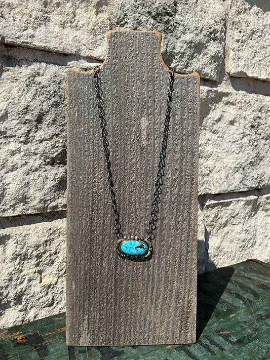Randy Billy Turquoise & Sterling Silver Necklace