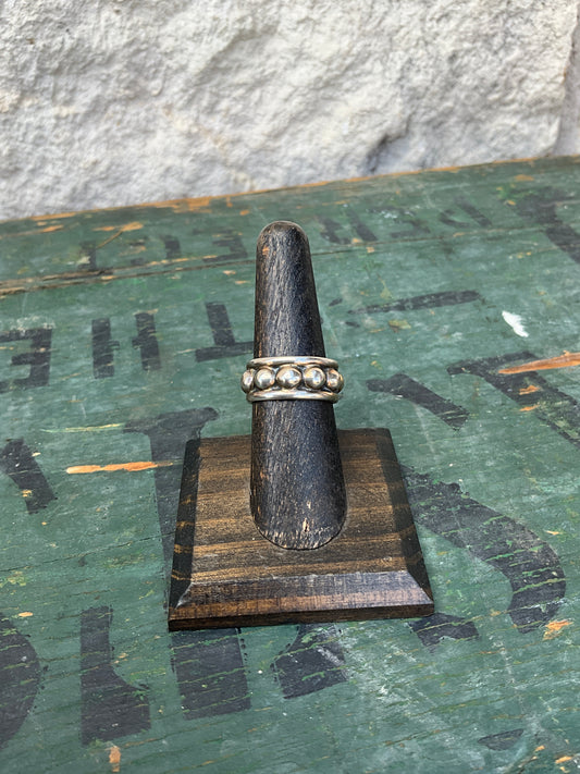SILVER DOT RING