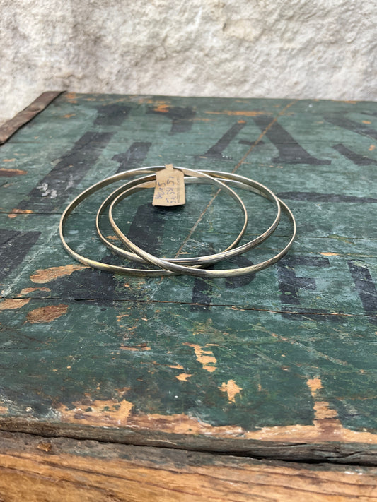 Silver Bangles (3)