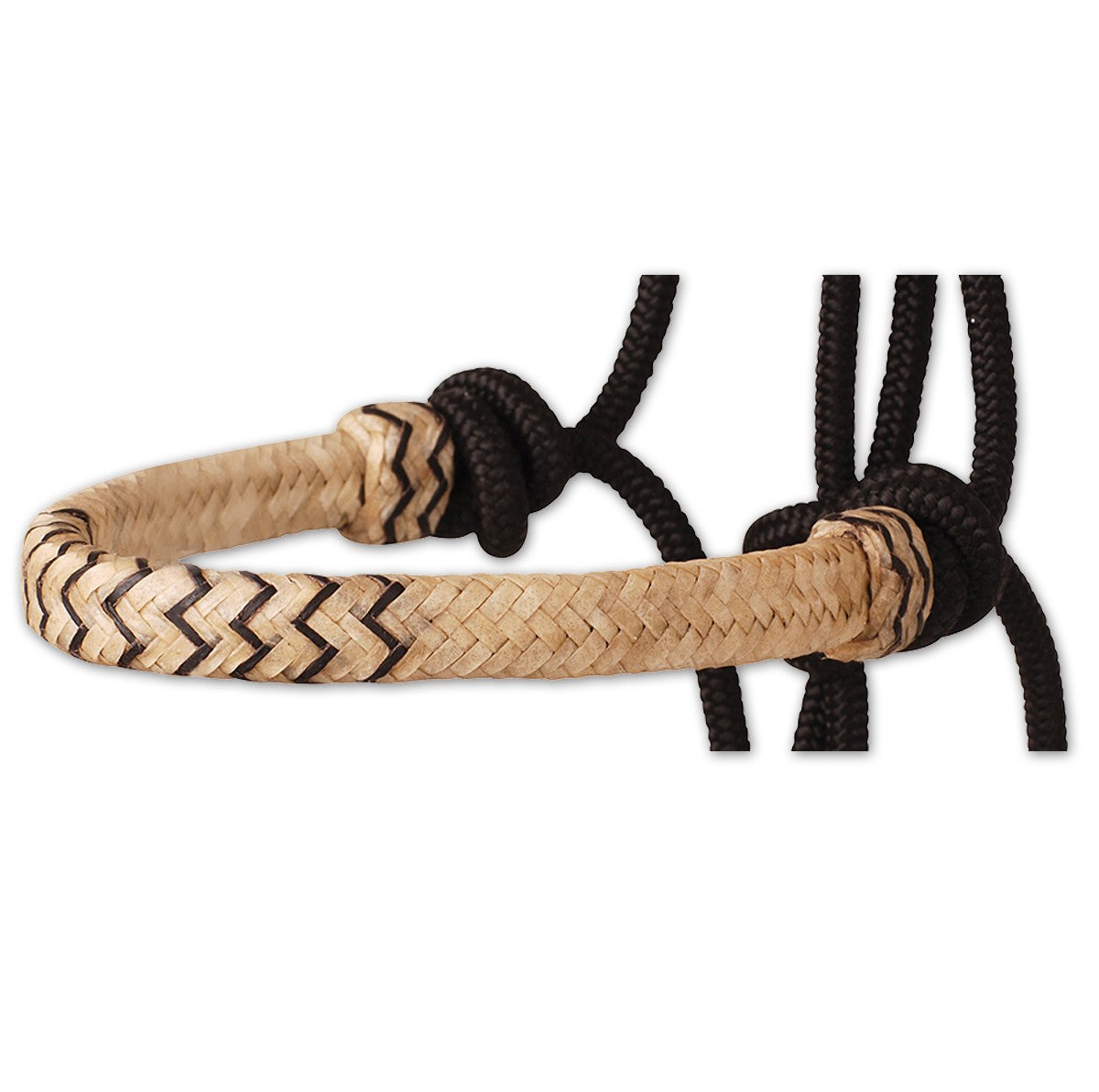 Braided Inlaid Rawhide Rope Halter
