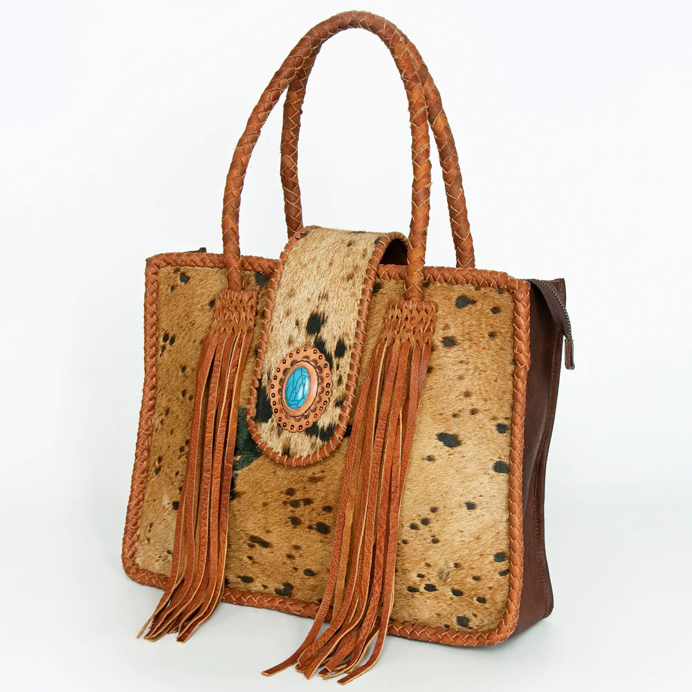 Cheetah & Leather Handbag